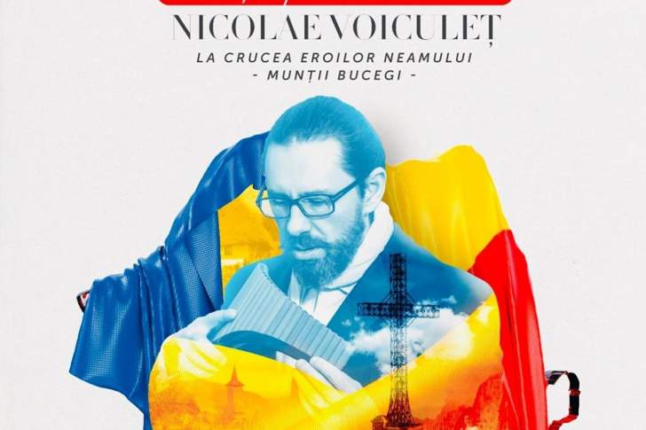 Imnul României va răsuna la Crucea Caraiman, peste Valea Prahovei, din naiul lui Nicolae Voiculeț!