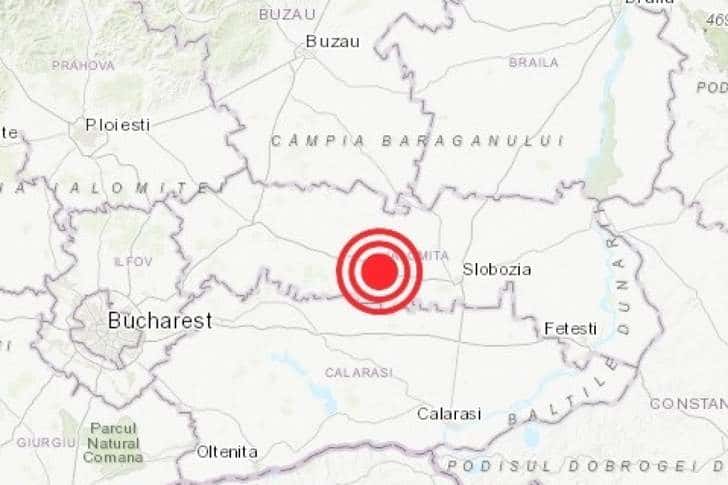 Cutremur de 3 grade pe Richter, produs la doar 15 km adâncime, în județul Ialomița! 