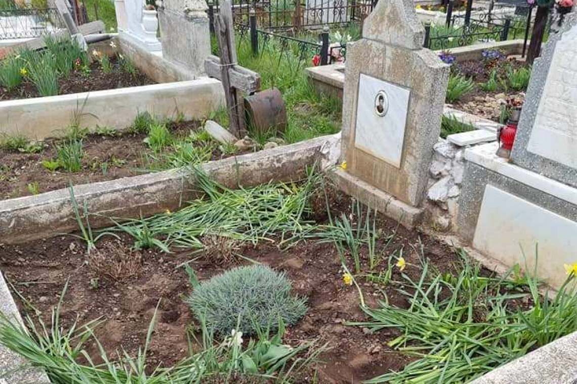 Au furat florile de pe mormintele din Breaza, ca să le vândă de Sf. Gheorghe!