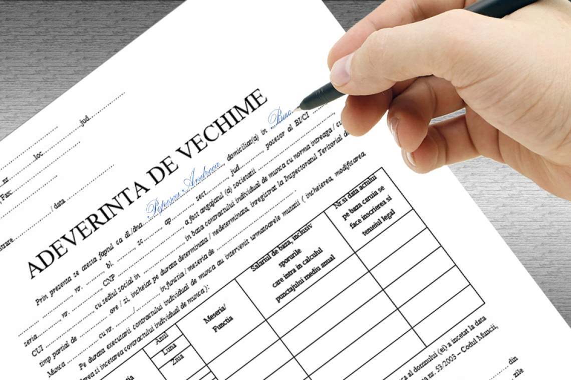 Administratorii sau lichidatorii judiciari, obligați să elibereze salariaților adeverințe de vechime în muncă