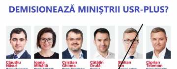 Demisionează în această seară miniștrii USR-PLUS?