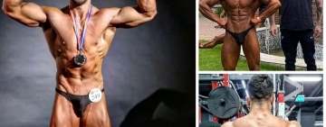 Prahoveanul Răzvan Ochea, un sportiv complet/ De la fotbalist - la vicecampion național la culturism!