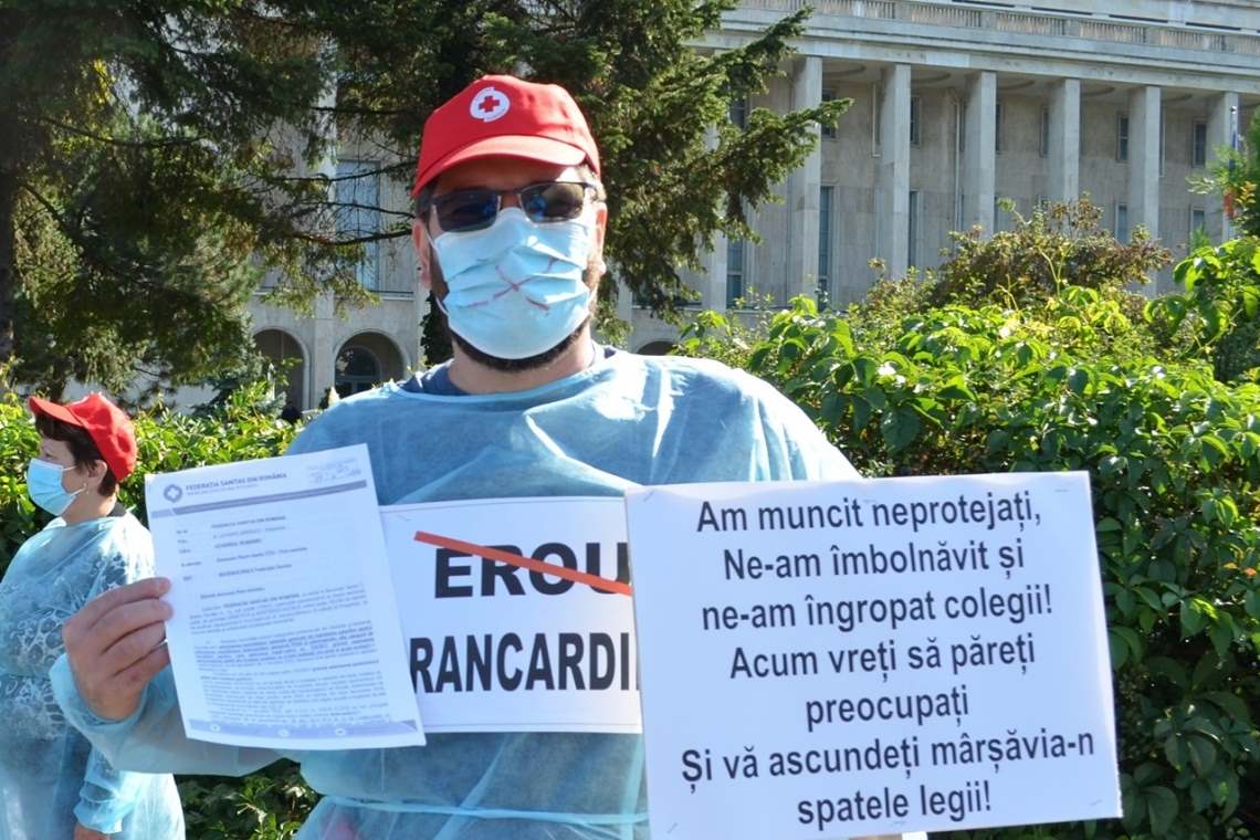 Sanitas: “Guvernul României este vinovat de adâncirea crizei sanitare!”