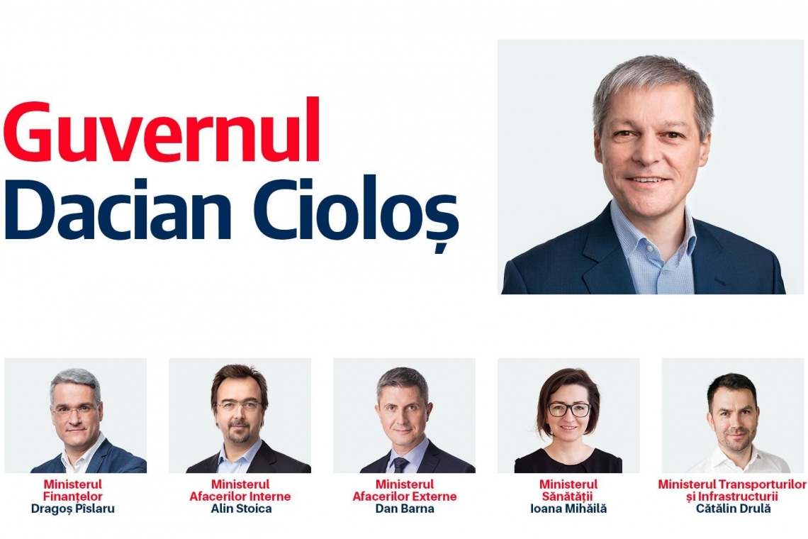 Cioloș formează guvernul cu miniștrii USR din Cabinetul Cîțu!
