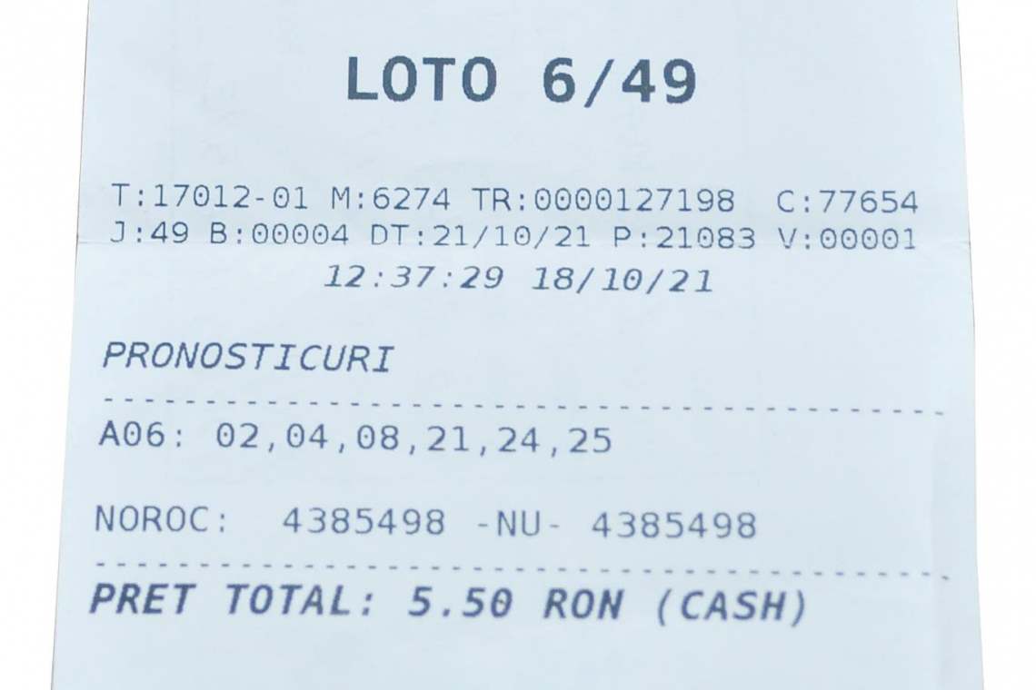 Cu un bilet de 5,50 lei la LOTO, un constructor român a câștigat 1,55 milioane de euro!!