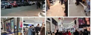 Înghesuială “ca-n vremurile bune“ într-un mare centru comercial de lângă Ploiești!