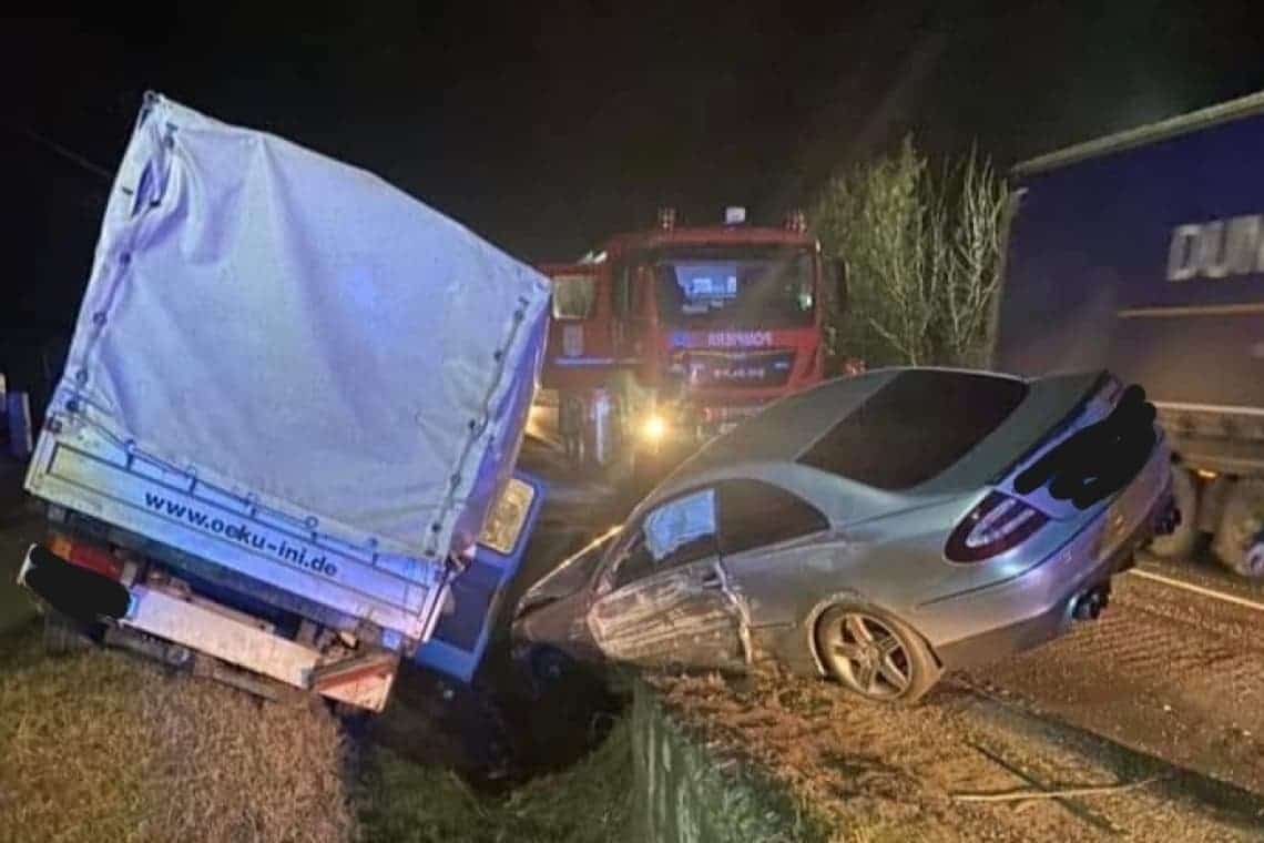 Accident pe DN1 B, la Loloiasca