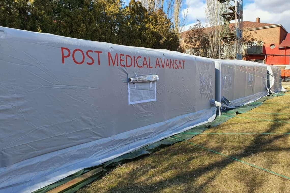 ISU Prahova a primit în dotare corturi și echipamente medicale pentru intervenții în caz de accident colectiv sau calamități naturale