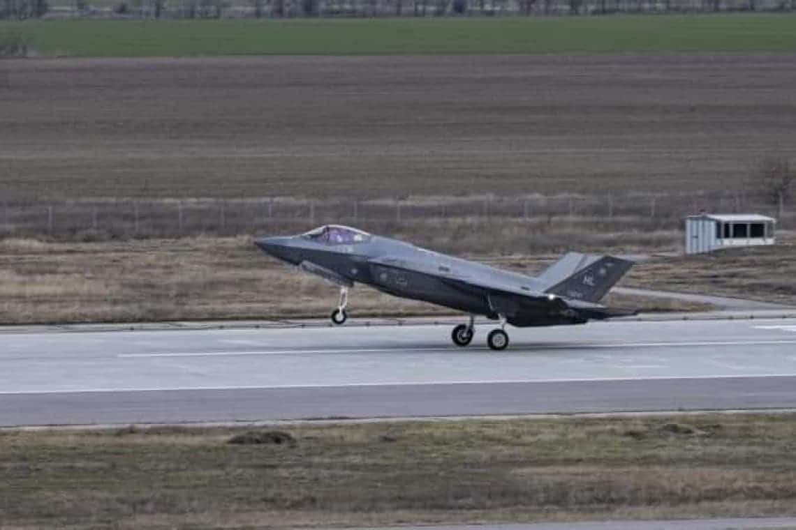 Aeronave americane F-35, la baza militară Borcea