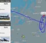 Două bombardiere cu reacție au survolat, astăzi, zona Buzăului