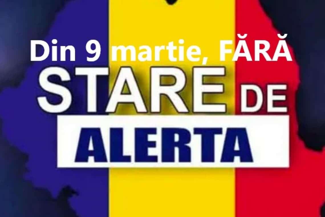 După doi ani de restricții, se ridică starea de alertă. 8 Martie, ultima zi