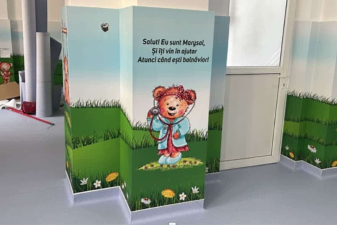 Copilașii internați la Spitalul de Pediatrie vor avea parte de condiții mai bune, după reabilitarea spațiilor