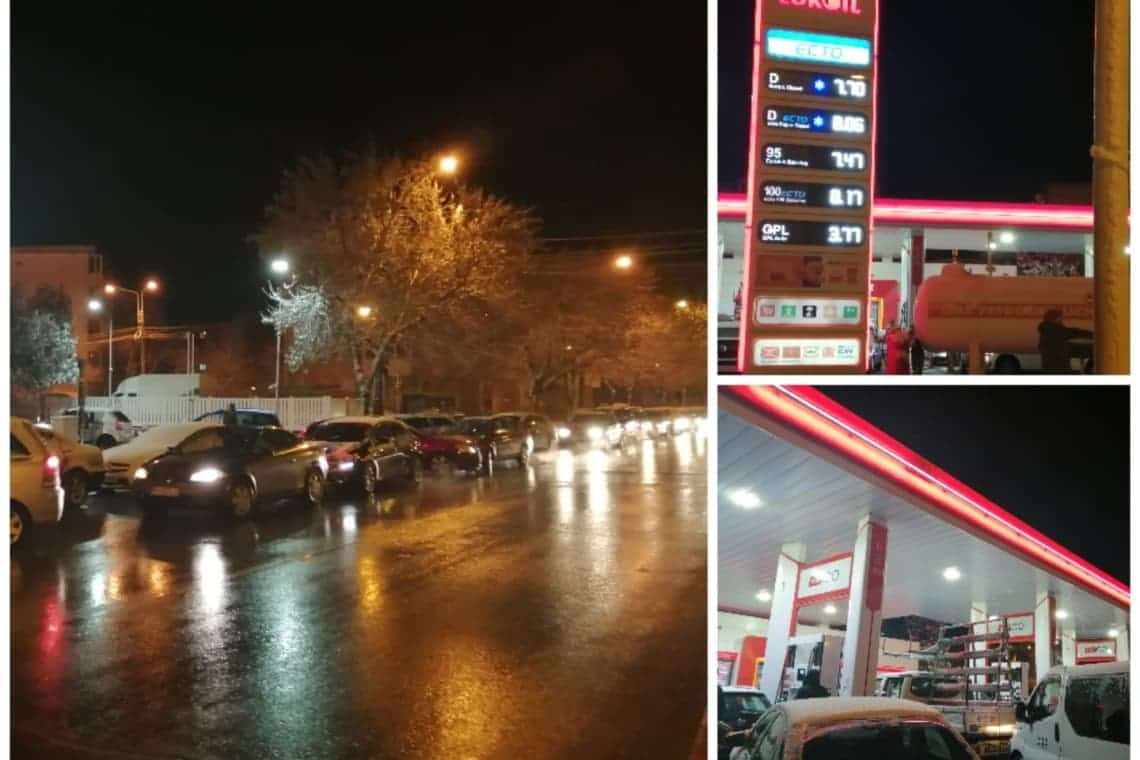Boicot? Nu, panică! Zeci de mașini, chiar și la benzinăriile LukOil din Ploiești