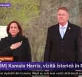 Vicepreședintele SUA a ajuns la Cotroceni. Cât va dura întâlnirea tete-a-tete dintre Harris și Iohannis