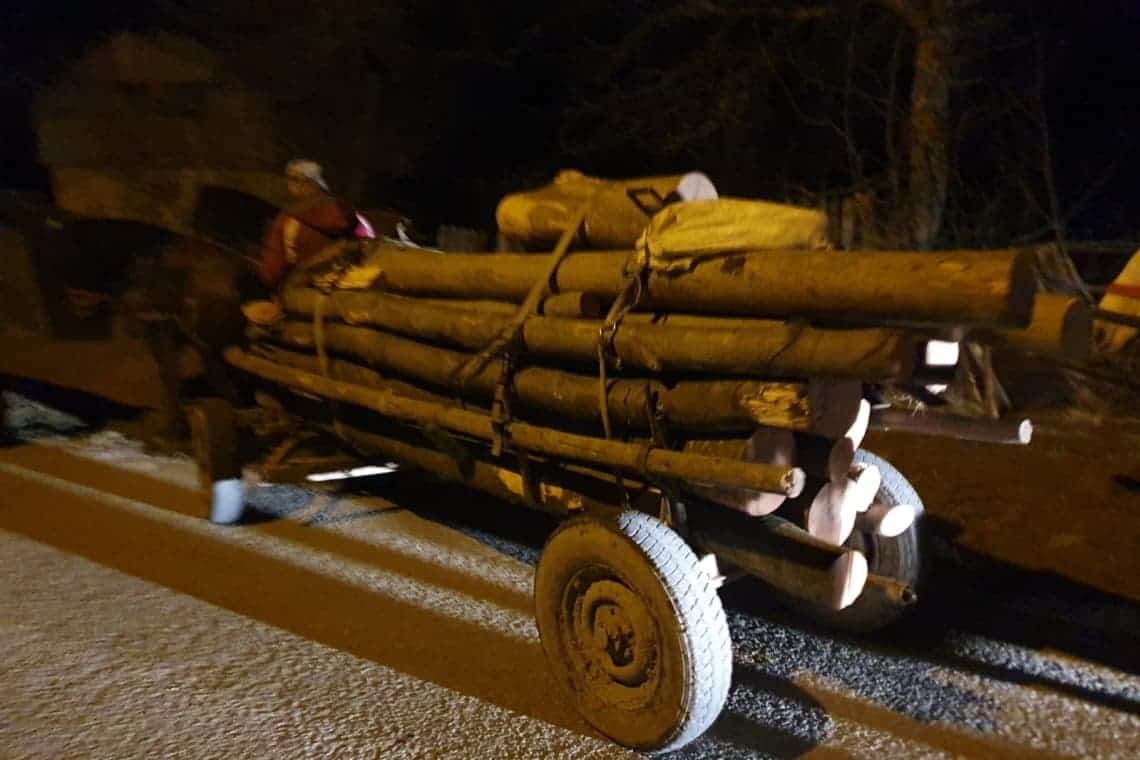 S-au ales cu amendă de 5.000 de lei pentru o căruță cu lemne