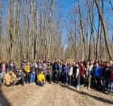 Tinerii social-democrați prahoveni, campanie de împădurire la Balta Doamnei