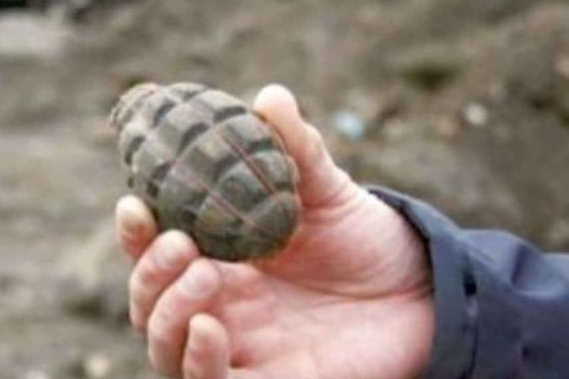 Un locuitor din Colceag a găsit în grădină o grenadă defensivă din al Doilea Război Mondial