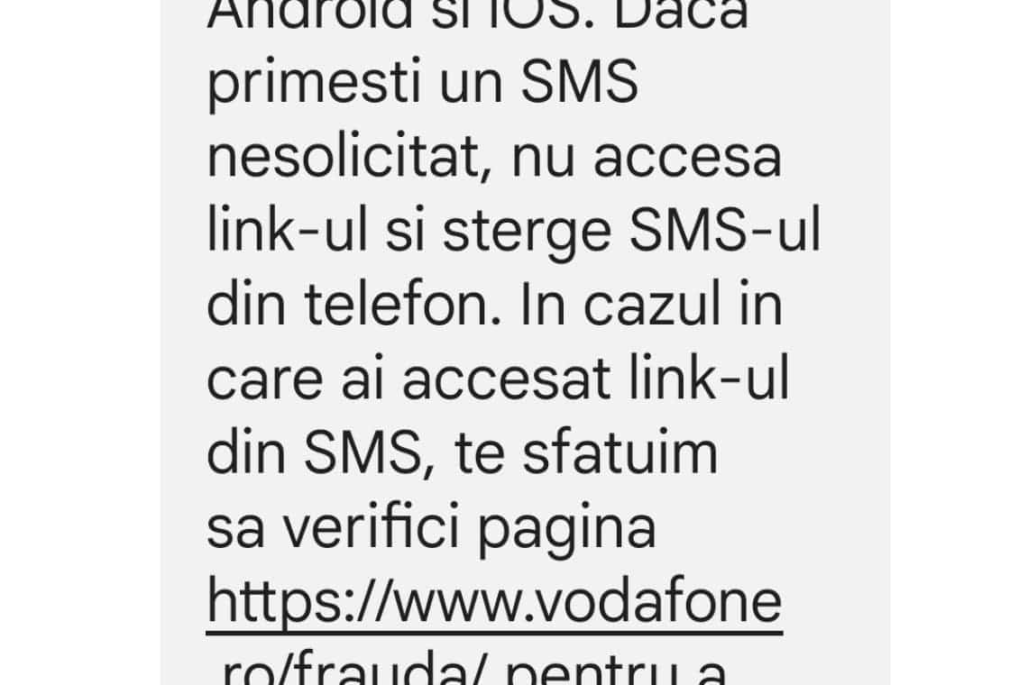 ATENȚIE! Compania Vodafone atrage atenția asupra unor posibile atacuri ale hackerilor
