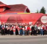 Caravana Educației, un proiect-pilot al TSD, a ajuns și în județul Prahova. Zeci de elevi au fost pregătiți suplimentar de profesori voluntari