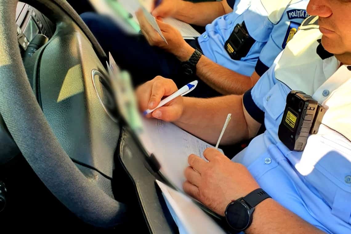 Aproape 150 de sancțiuni, aplicate de polițiștii ploieșteni de la Rutieră, în numai două ore. Opt șoferi au rămas fără permis