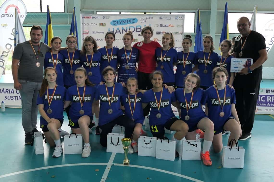 Echipa de handbal junioare 4 a CSM Ploiești, o nouă reușită: locul III la „Olympic Summer Cup”