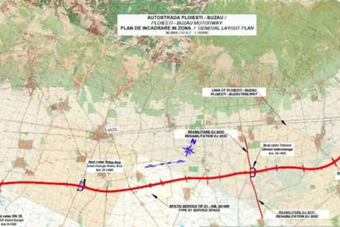Lucrările la autostrada Dumbrava-Buzău încep cu... mijlocul 