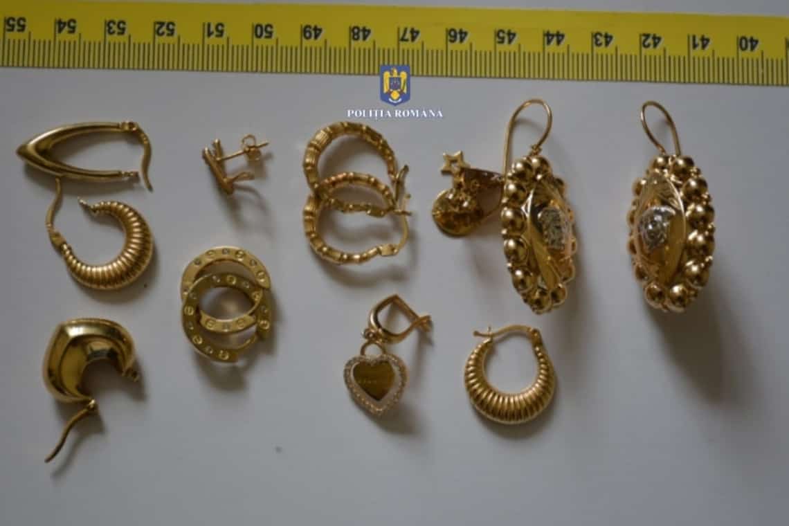 Au fost prinși hoții care au furat 5 kg de aur de la magazinul de bijuterii din centrul Ploieștiului