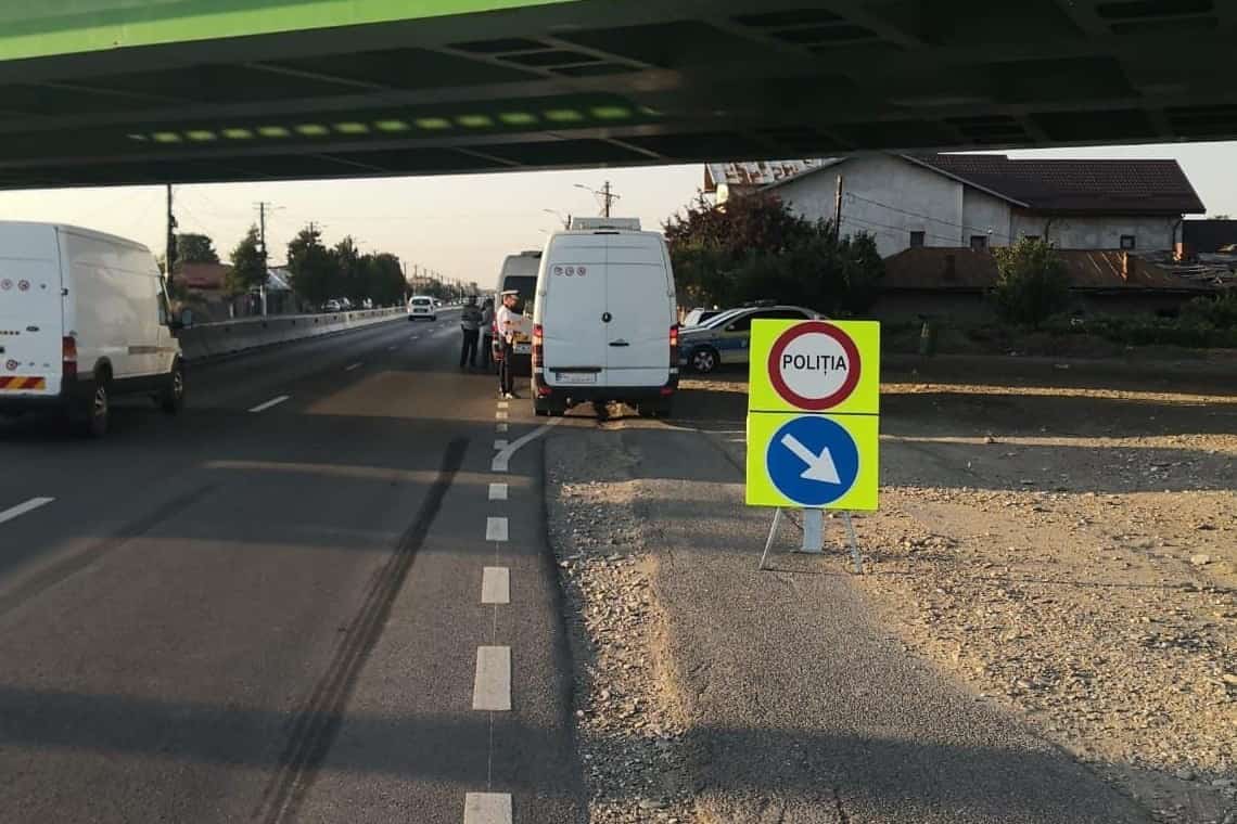 Acțiune de amploare în trafic, pe DN 1 