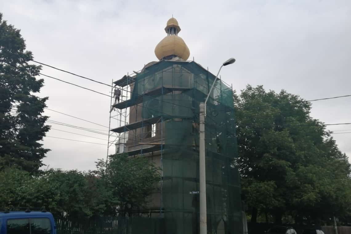 Turnul-clopotniță al Bisericii Sf. Ilie - Tabaci din Ploiești a intrat în reparații