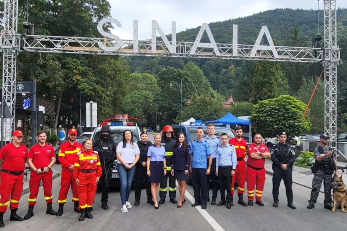 ”Sinaia Forever”, trei zile sub supravegherea jandarmilor, a polițiștilor și pompierilor
