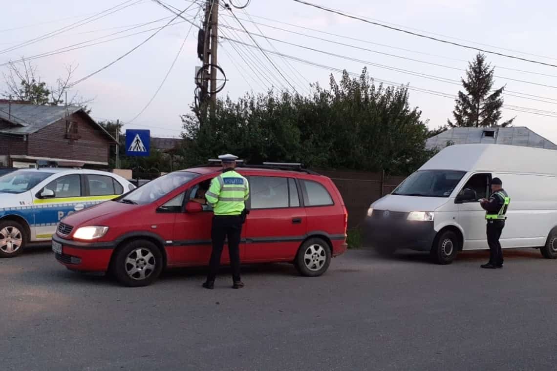 Acțiune BLITZ a polițiștilor de la Rutieră, în comuna Bucov
