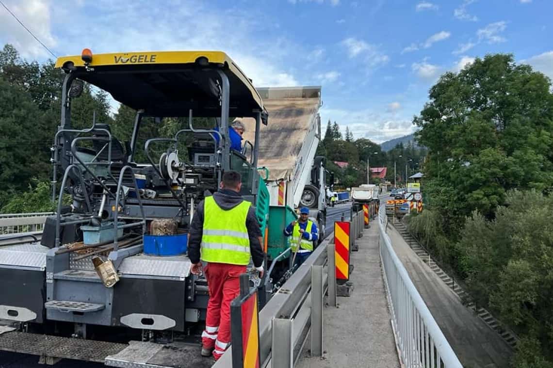 Trafic restricționat pe DN1, la Sinaia, până la finalul lunii octombrie