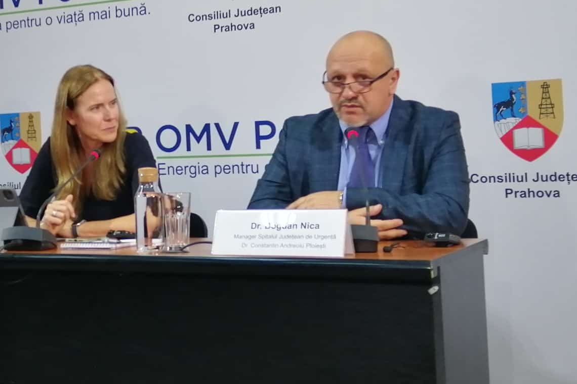 Sponsorizare pentru sălile de operație ale Spitalului Județean de Urgență Ploiești