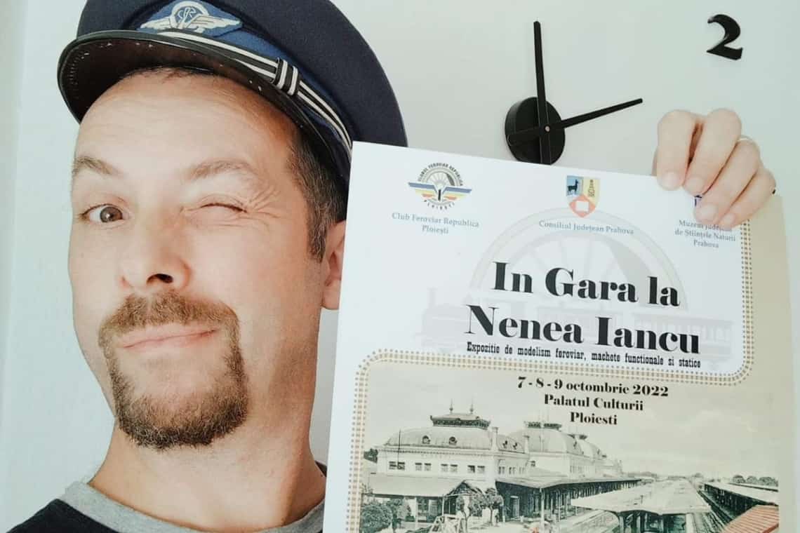 Expoziție de trenulețe și machete feroviare/ Hai în Gară la Nenea Iancu, în Palatul Culturii din Ploiești!