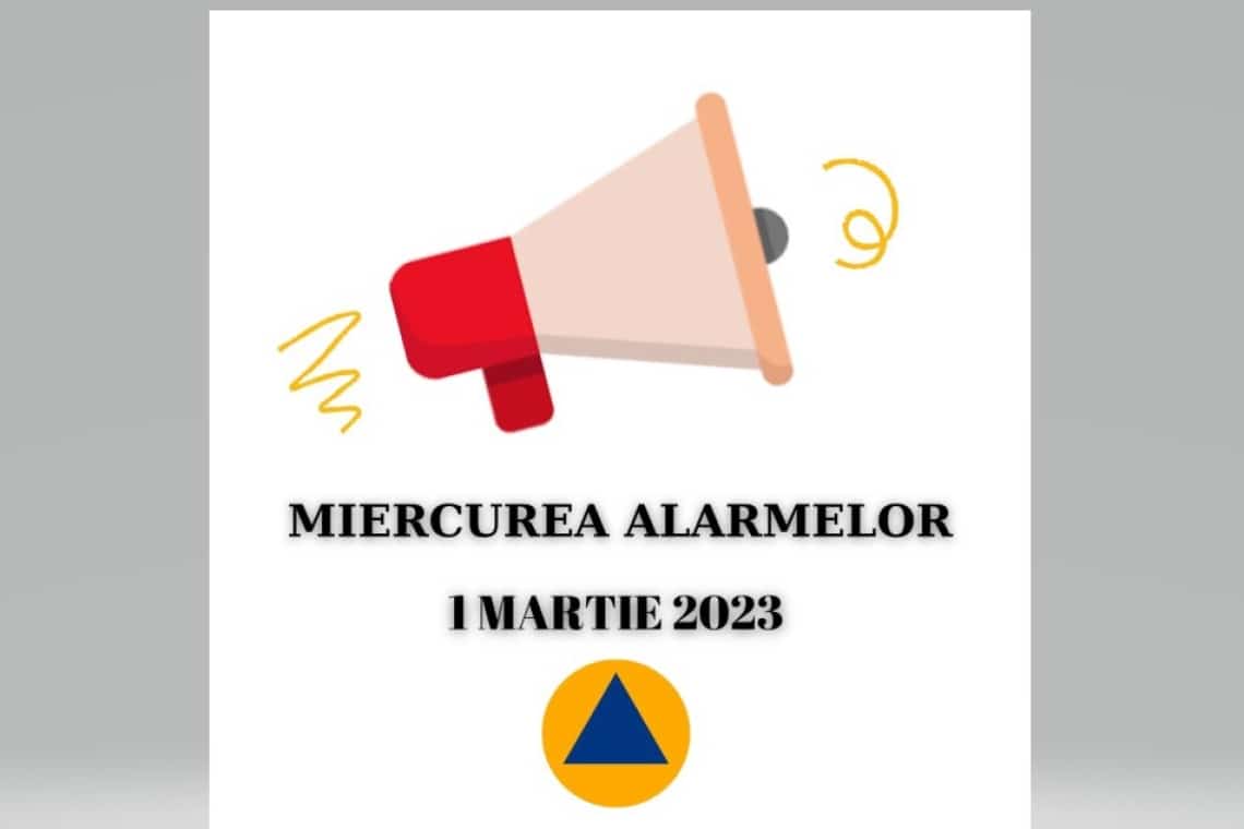 Miercuri, 1 Martie/ De Mărțișor, alarmele vor suna în toată țara!