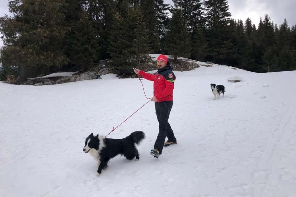 Sergiu și Carp (Salvamont Prahova) reconfirmați salvatori la avalanșe, în stagiul de la Padina!