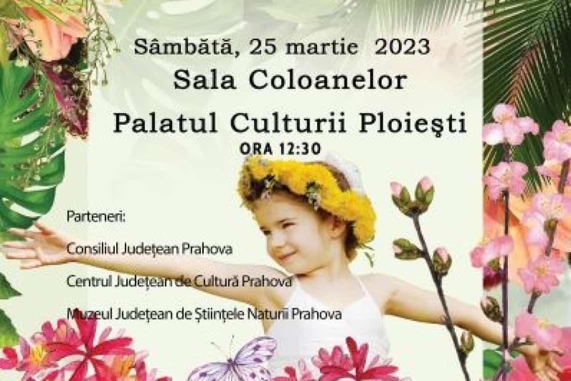 Școala Altfel la... Școala de Flori - atelier de creație cu tematică florală, la Palatul Culturii din Ploiești