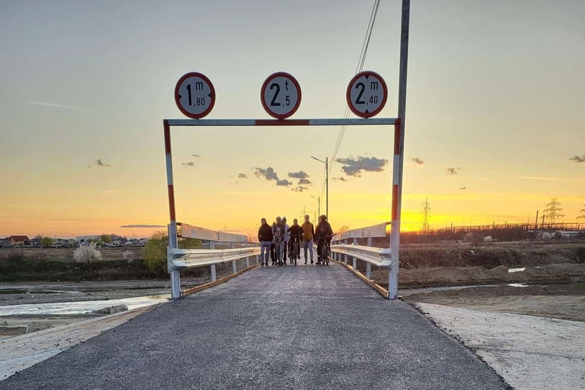 Se redeschide circulația pe podul de la Pantazi! 