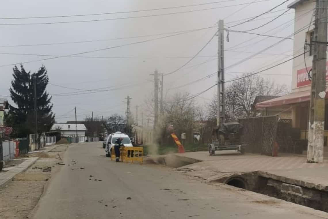 Dorel a dat lovitura la Bucov! Conductă de gaze avariată în timpul unor lucrări
