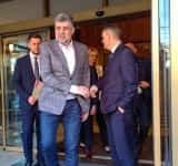 Președintele Partidului Social Democrat, Marcel Ciolacu, în vizită la organizația din Prahova. Ce discuții a avut cu membri ai filialei