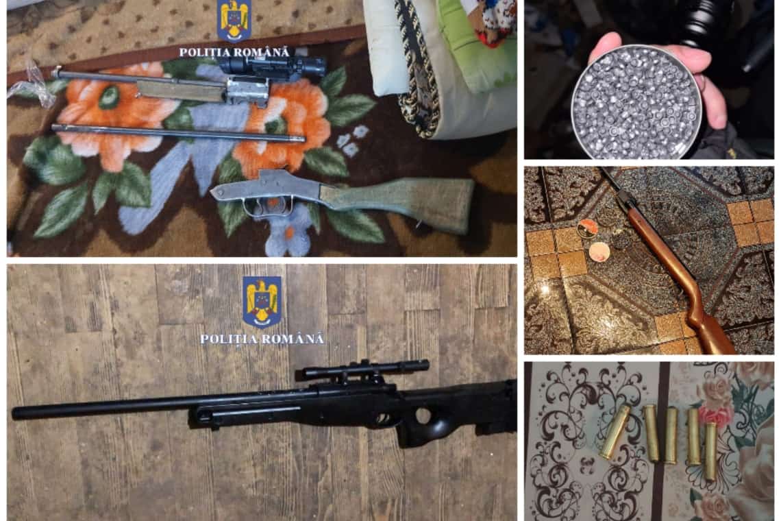 Percheziții în Prahova, la suspecți de contrabandă cu arme