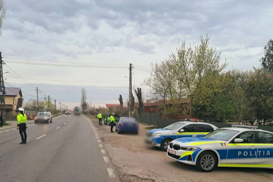Controale în trafic, pe DN 72 și în municipiul Câmpina