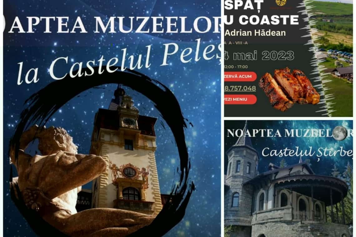 Unde mergem să ne relaxăm în weekend? Evenimente din județul Prahova, inclusiv programul din Noaptea Muzeelor