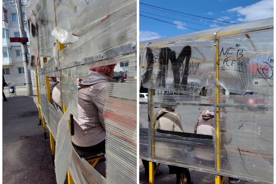 Ce spune Primăria Ploiești despre vandalizarea stațiilor de autobuz ale TCE