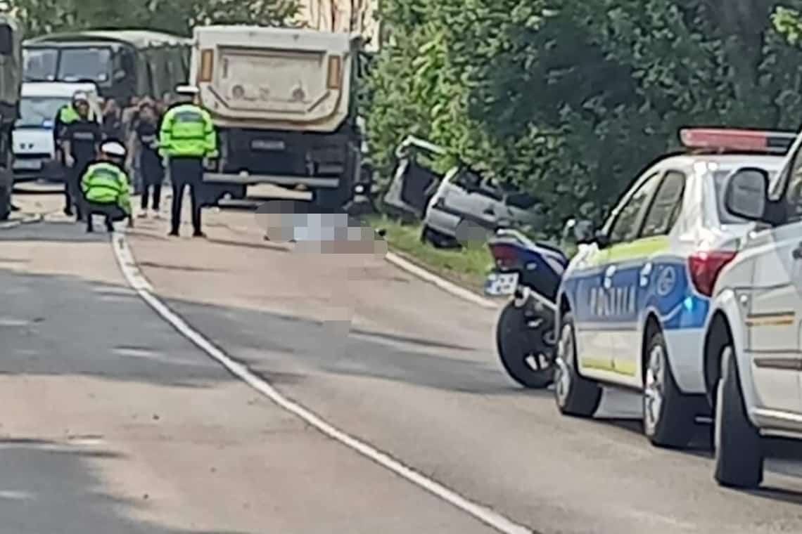Cum s-a produs accidentul de pe Centura de Est a Ploieștiului. Trafic blocat pe ambele sensuri
