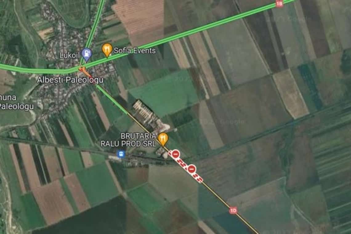 Trafic restricționat pe DN1D, la Albești Paleologu, pentru lucrări la trecerea la nivel cu calea ferată. Rute ocolitoare