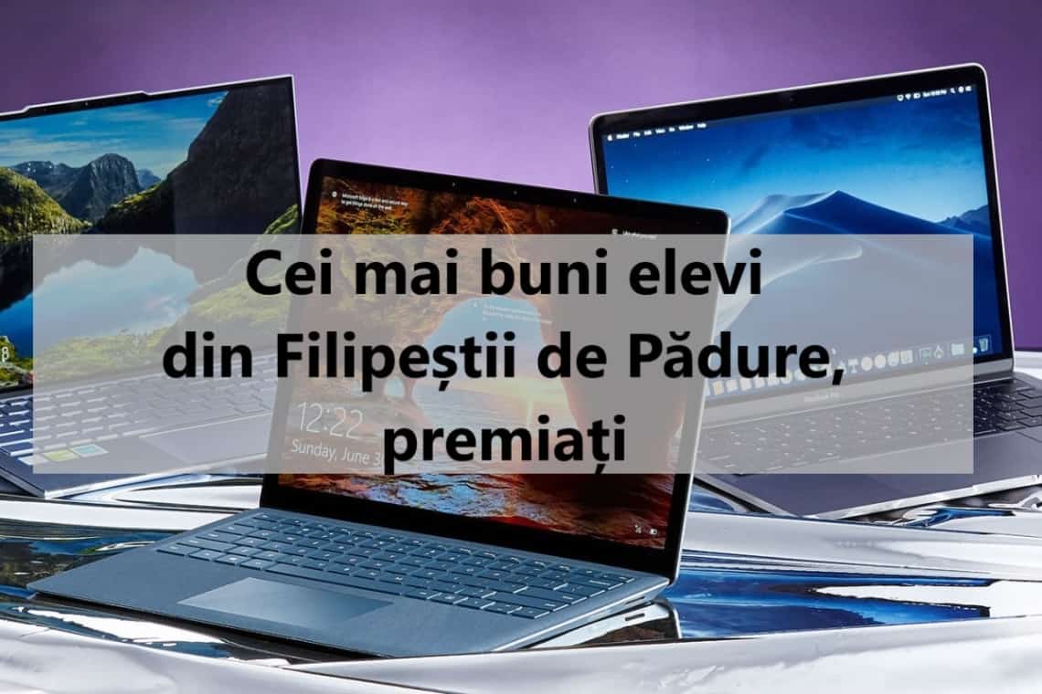 Șefii de promoție ai claselor a VIII-a și a XII-a, din Filipeștii de Pădure, premiați de primărie