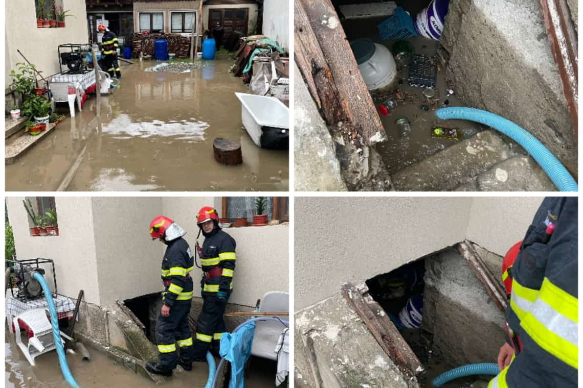 Probleme în mai multe localități prahovene, din cauza ploilor