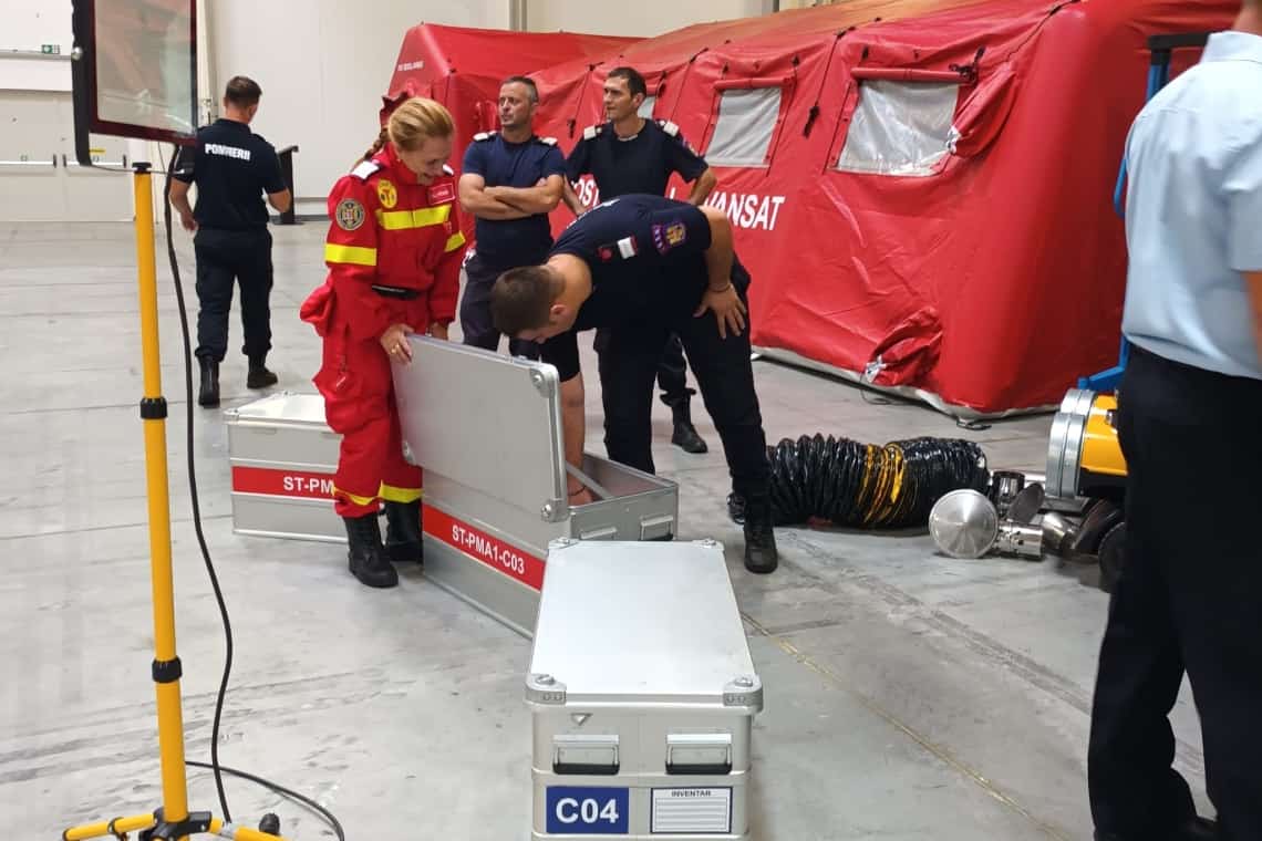 ISU Prahova va primi un post medical avansat, o structură care permite triajul răniților din accidente rutiere