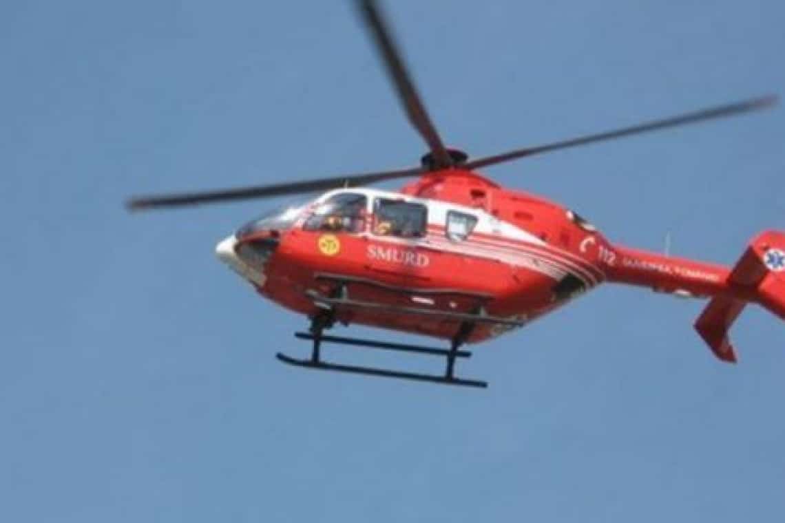 UPDATE/ Elicopterul SMURD, solicitat pentru preluarea unui copil accidentat de un autoturism, în comuna Poienarii Burchii